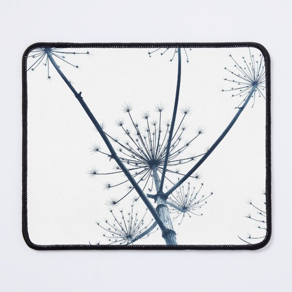 Item preview, Hogweed plant in blue.  designed and sold by Jonnekesart.