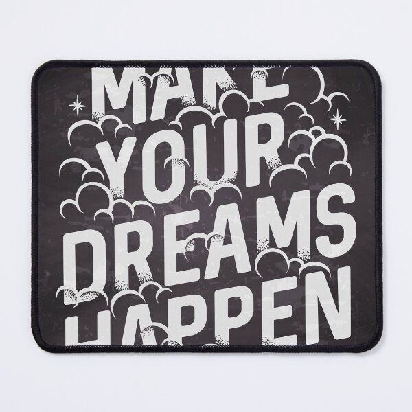 Item preview, Make your dreams happen — Motivation lettering, quote designed and sold by GreekTavern1979.