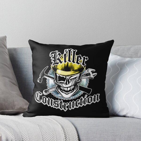 Item preview, Construction Worker Skull 6: Killer Construction Yellow designed and sold by sdesiata.