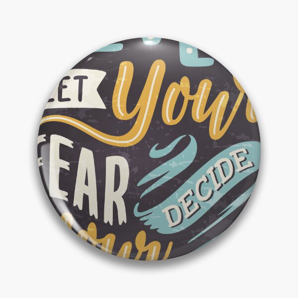 Item preview, Never let your fear decide your future — Motivation lettering, quote designed and sold by GreekTavern1979.