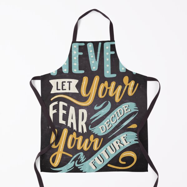 Item preview, Never let your fear decide your future — Motivation lettering, quote designed and sold by GreekTavern1979.