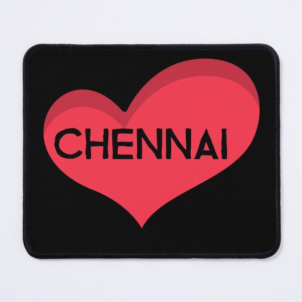 Item preview, I love Chennai, Chennai mumbai, Chennai 2022, Chennai 2023 designed and sold by SuperiorPrints.