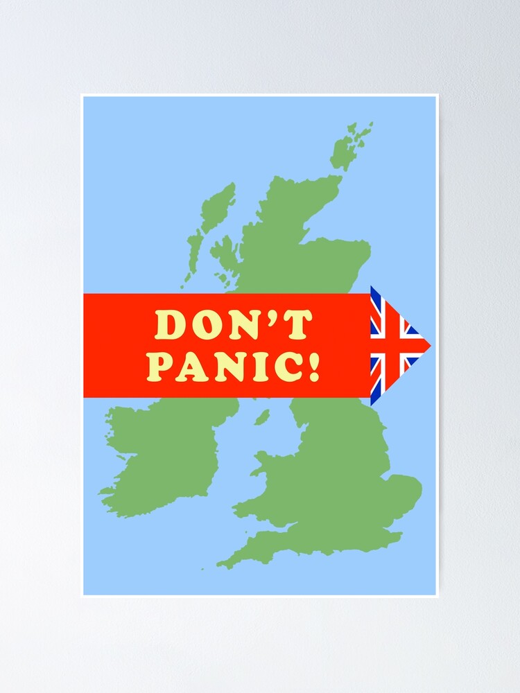 "Dad's Army - Don't Panic!" Poster for Sale by Smasual | Redbubble