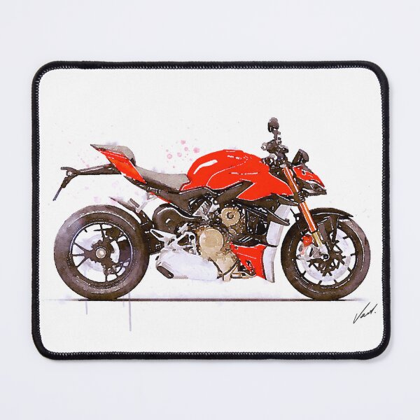 Item preview, Watercolor Italian Streetfighter Motorcycle - original watercolor by Vart. designed and sold by vartstudio.