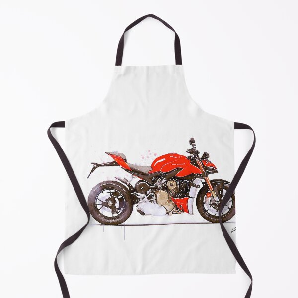Item preview, Watercolor Italian Streetfighter Motorcycle - original watercolor by Vart. designed and sold by vartstudio.
