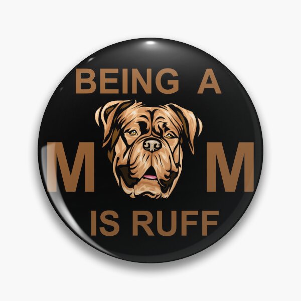 Item preview, Being a mom is ruff typography funny saying design. designed and sold by SamRVstore.