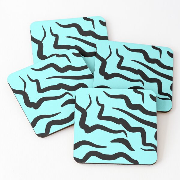 Item preview, Blue Black Strip seamless Abstract Pattern background designed and sold by Ravex  Graphix.
