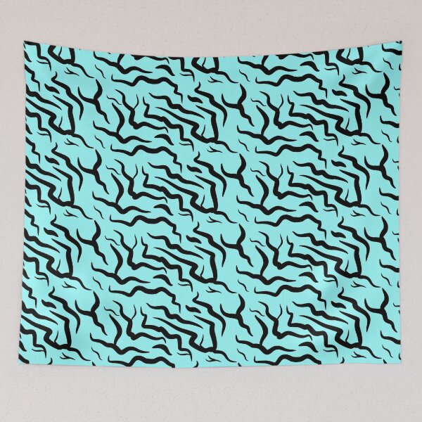Item preview, Blue Black Strip seamless Abstract Pattern background designed and sold by Ravex  Graphix.