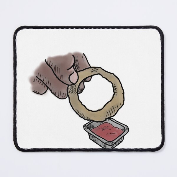 Item preview, Onion ring with sauce designed and sold by Dopamine Dumpster.
