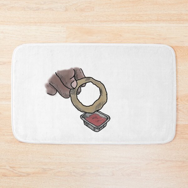 Item preview, Onion ring with sauce designed and sold by Dopamine Dumpster.