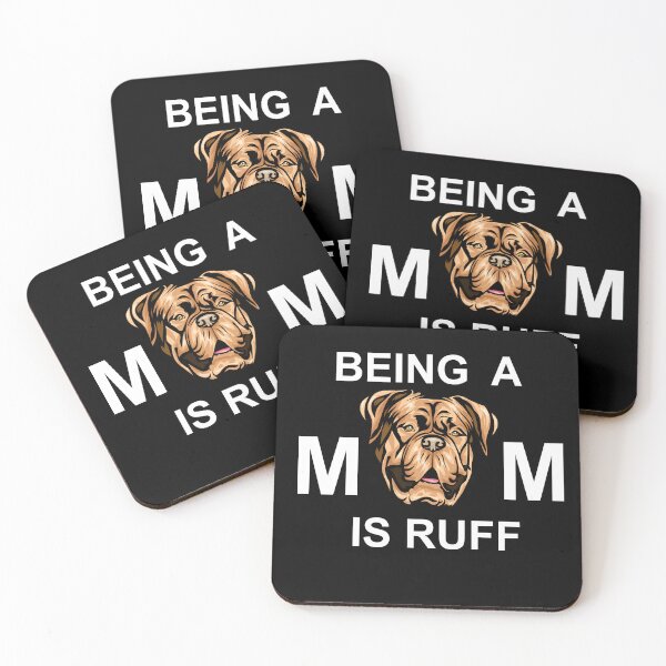 Item preview, Being a mom is ruff typography funny saying design. designed and sold by SamRVstore.