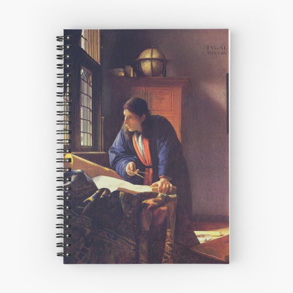 Item preview, JOHANNES VERMEER The Geographer 1669 Rare HD Original Best Johannes Vermeer Print designed and sold by Go Logo Designs.