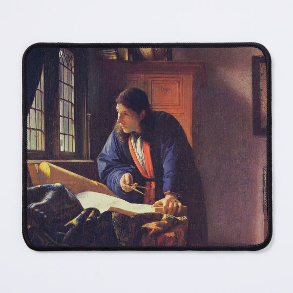Item preview, JOHANNES VERMEER The Geographer 1669 Rare HD Original Best Johannes Vermeer Print designed and sold by Go Logo Designs.