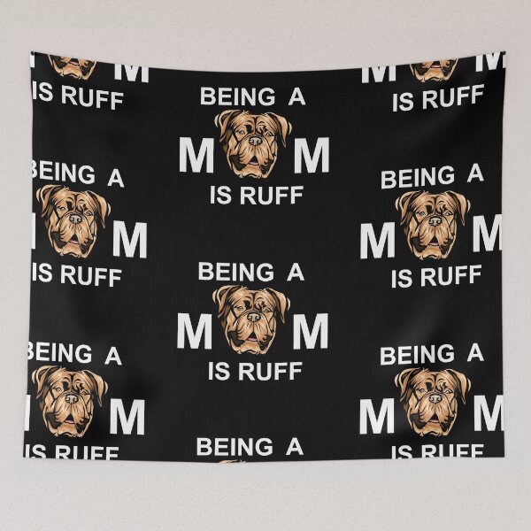 Item preview, Being a mom is ruff typography funny saying design. designed and sold by SamRVstore.