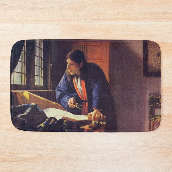 Item preview, JOHANNES VERMEER The Geographer 1669 Rare HD Original Best Johannes Vermeer Print designed and sold by Go Logo Designs.
