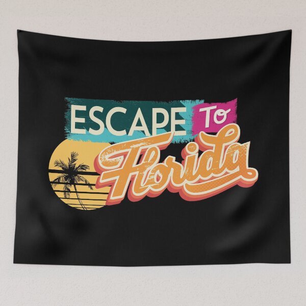 Item preview, Escape to Florida, Live By The Sun And Sand designed and sold by retrippy.