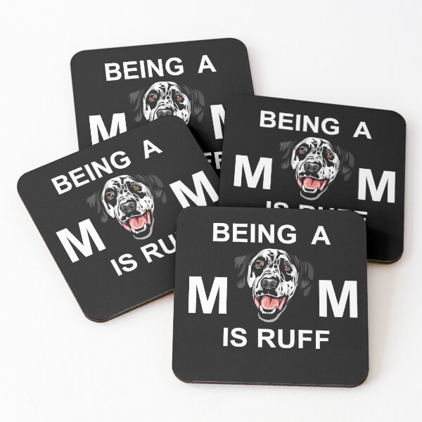 Item preview, Being a mom is ruff typography funny saying design. designed and sold by SamRVstore.