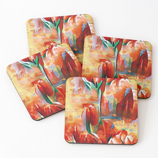 Item preview, Tulip Flowers at Sunset designed and sold by AM FineArtPrints.