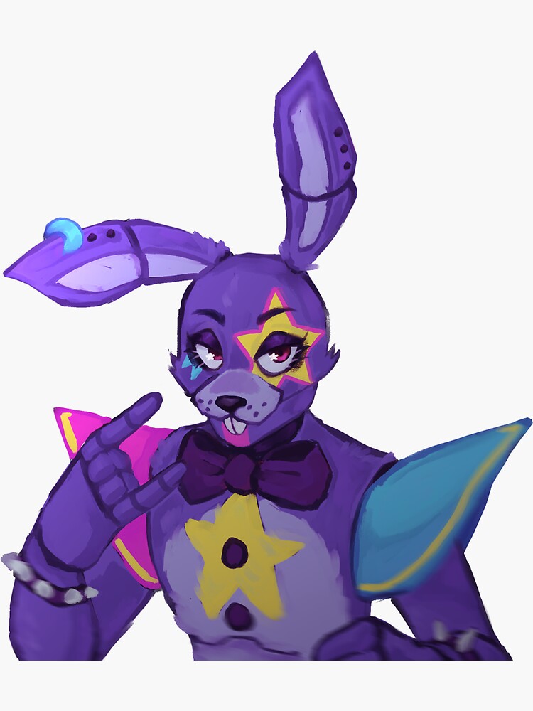 Glamrock Bonnie over Monty! [Five Nights at Freddy's Security