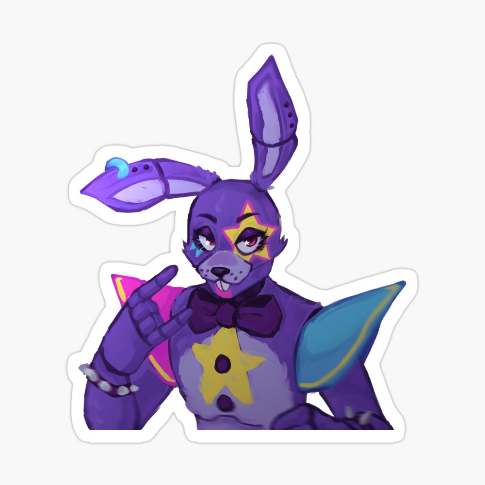 Glamrock Bonnie Sticker for Sale by Fizzy Creations