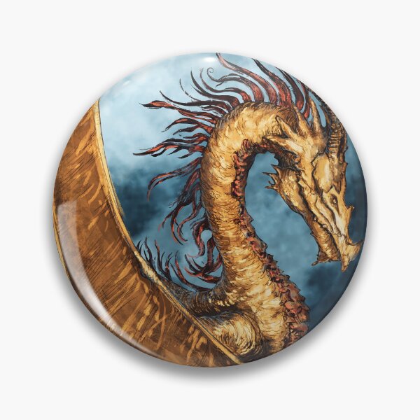 Item preview, Dragon - Golden elegance designed and sold by Greenedera.