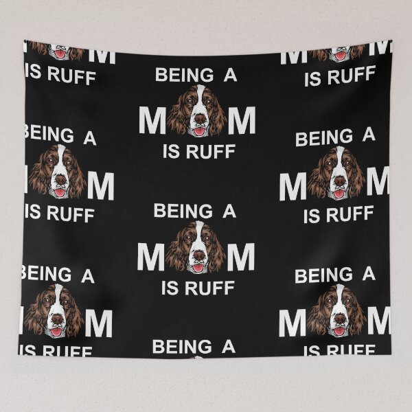Item preview, Being a mom is ruff typography funny saying design. designed and sold by SamRVstore.