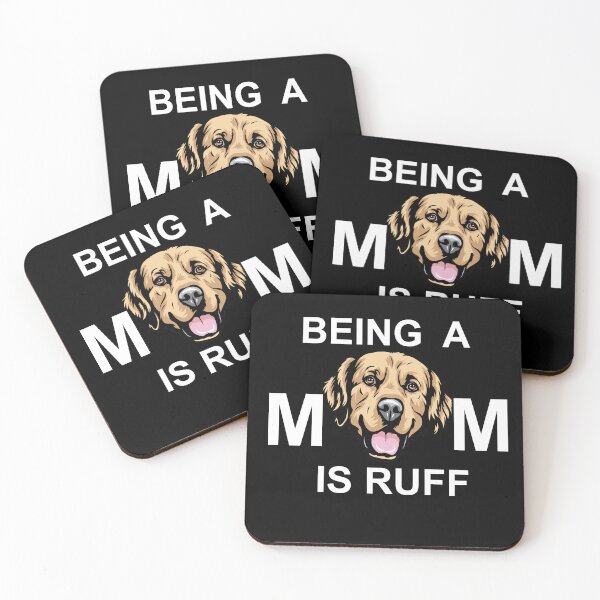 Item preview, Being a mom is ruff typography funny saying design. designed and sold by SamRVstore.