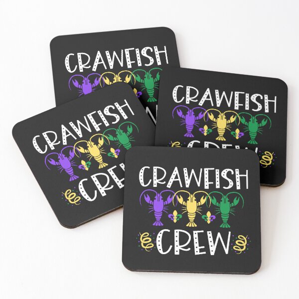 Item preview, Mardi Gras Crawfish - Funny Crawfish Crew designed and sold by Krysanthe.