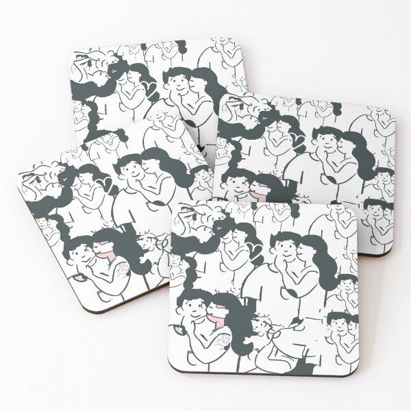 Item preview, LOVE COUPLE BLACK AND WHITE ARTWORK, HAPPY VALENTINES DAY  designed and sold by Pranvi19.