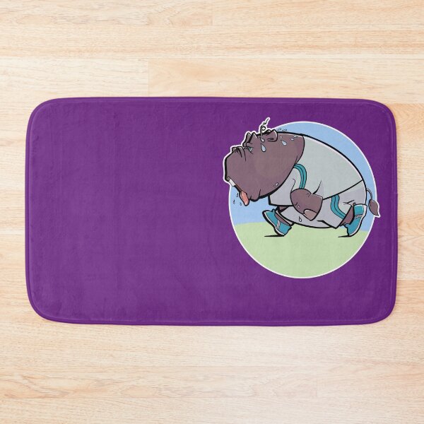 Item preview, Tired Running Funny Hippo designed and sold by egyedg.