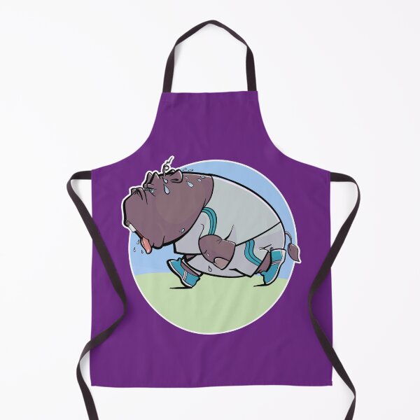 Item preview, Tired Running Funny Hippo designed and sold by egyedg.
