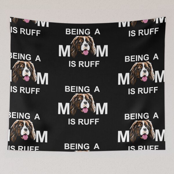 Item preview, Being a mom is ruff typography funny saying design. designed and sold by SamRVstore.