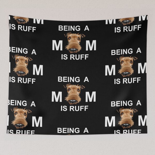Item preview, Being a mom is ruff typography funny saying design. designed and sold by SamRVstore.