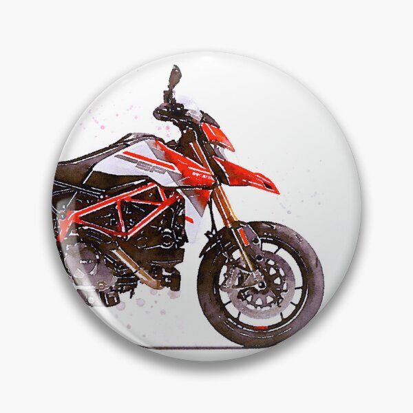 Item preview, Watercolor Italian Hypermotard Motorcycle - original watercolor by Vart. designed and sold by vartstudio.