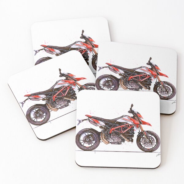 Item preview, Watercolor Italian Hypermotard Motorcycle - original watercolor by Vart. designed and sold by vartstudio.