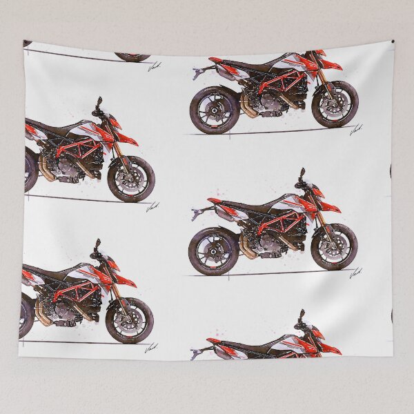 Item preview, Watercolor Italian Hypermotard Motorcycle - original watercolor by Vart. designed and sold by vartstudio.