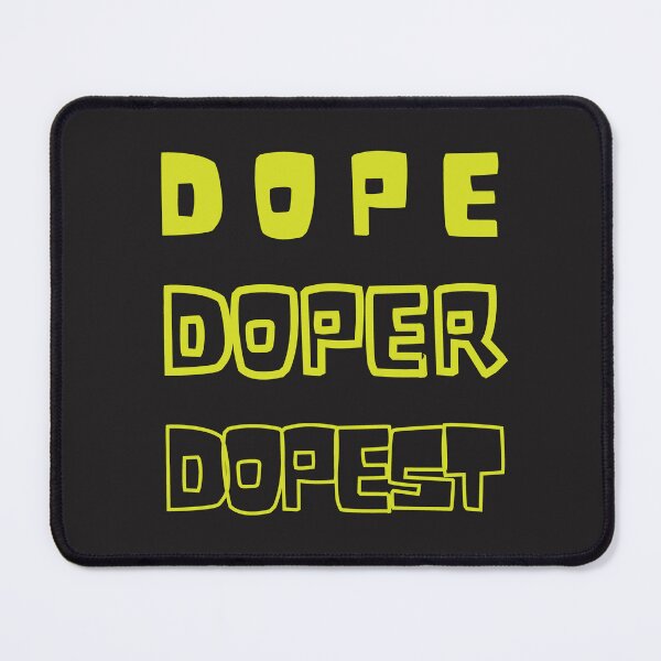 Item preview, Dope Doper Dopest Cool Fun Hipster Yellow Design designed and sold by LGbubble.