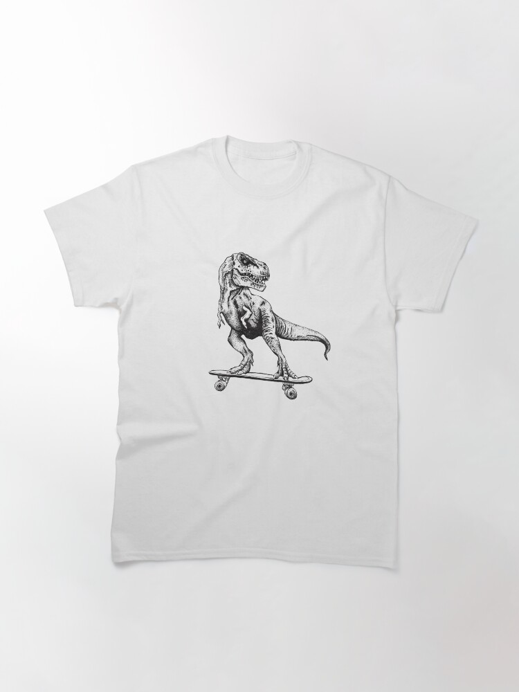 Alternate view of T-Rex Do Skate Classic T-Shirt