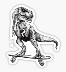 Pegatina T-Rex Do Skate