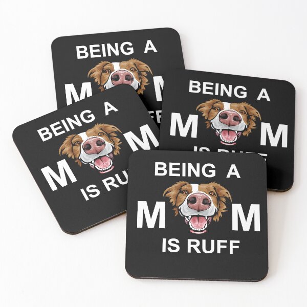 Item preview, Being a mom is ruff typography funny saying design. designed and sold by SamRVstore.