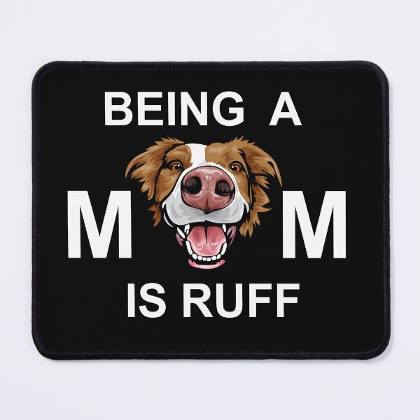 Item preview, Being a mom is ruff typography funny saying design. designed and sold by SamRVstore.