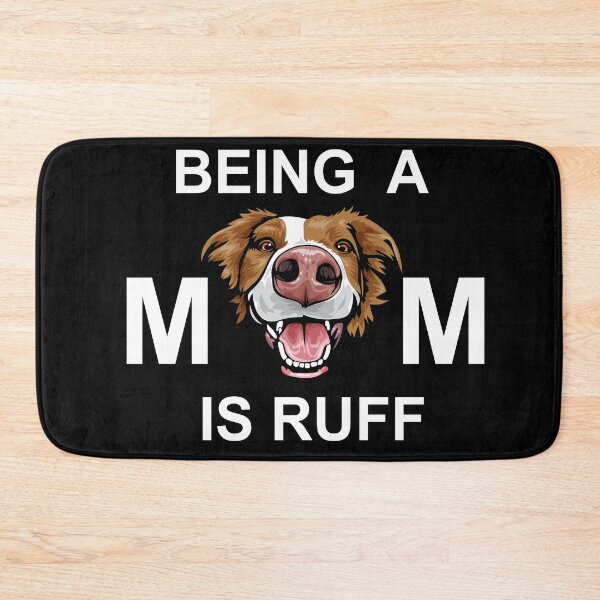 Item preview, Being a mom is ruff typography funny saying design. designed and sold by SamRVstore.