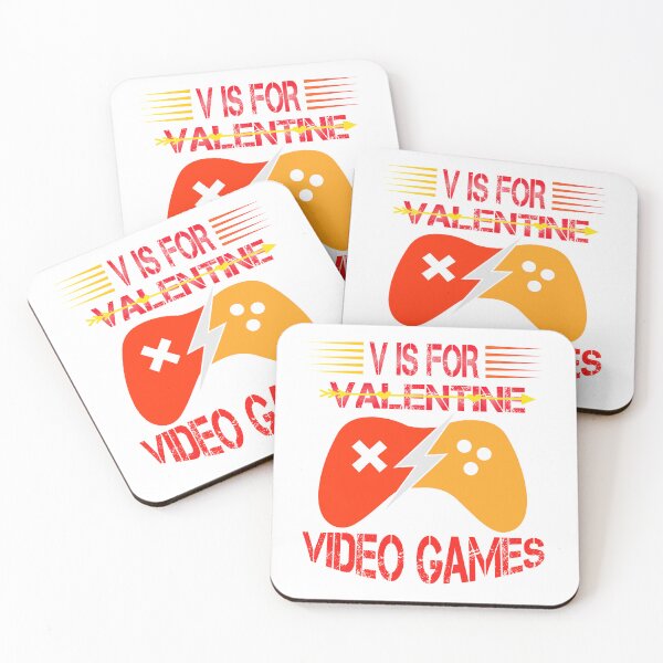 Item preview, V Is For Video Games. designed and sold by YARA TS.