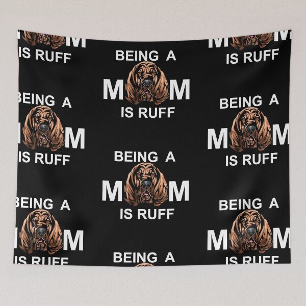 Item preview, Being a mom is ruff typography funny saying design. designed and sold by SamRVstore.