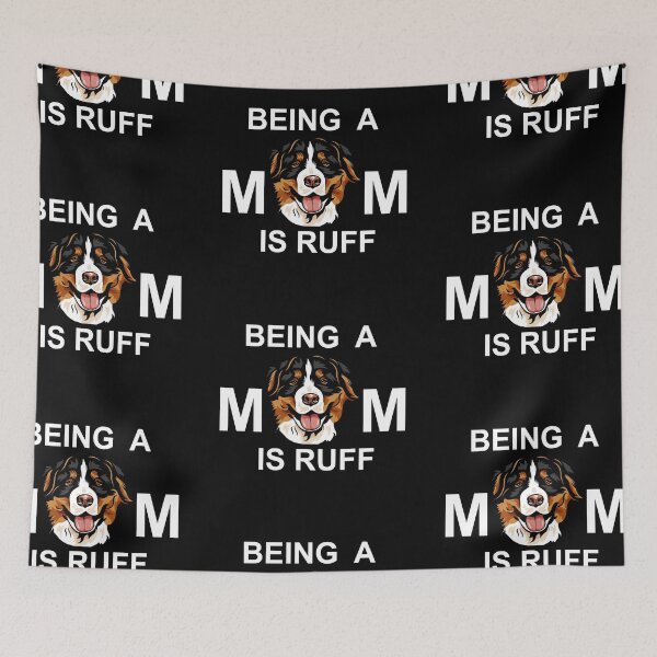 Item preview, Being a mom is ruff typography funny saying design. designed and sold by SamRVstore.