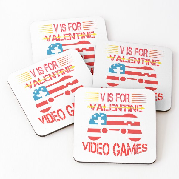 Item preview, V Is For Video Games. designed and sold by YARA TS.