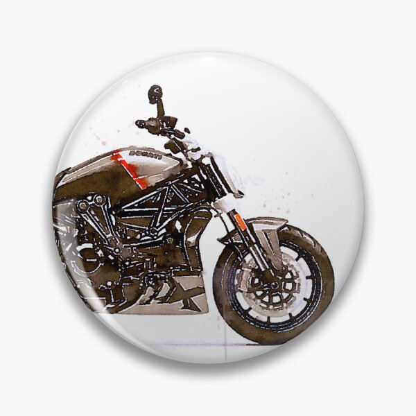 Item preview, Watercolor Muscle bike Italian Motorcycle - original watercolor by Vart. designed and sold by vartstudio.