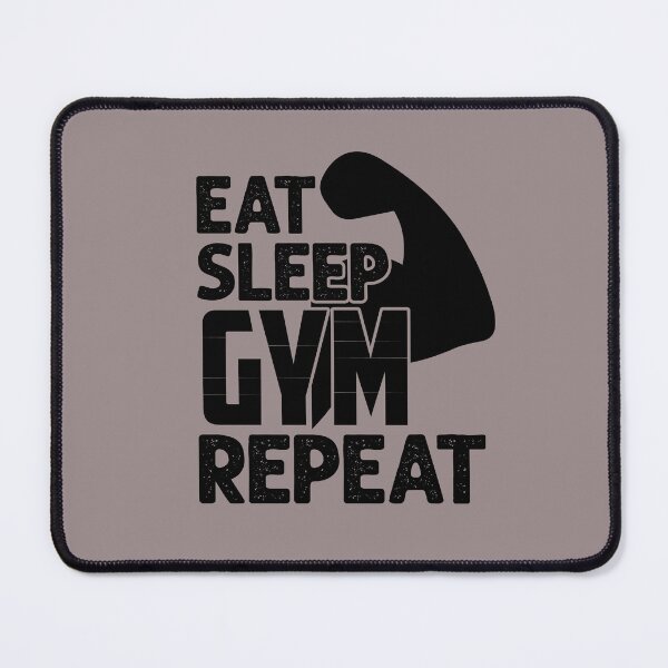 Item preview, EAT SLEEP GYM REPEAT designed and sold by GamaArtDesign.