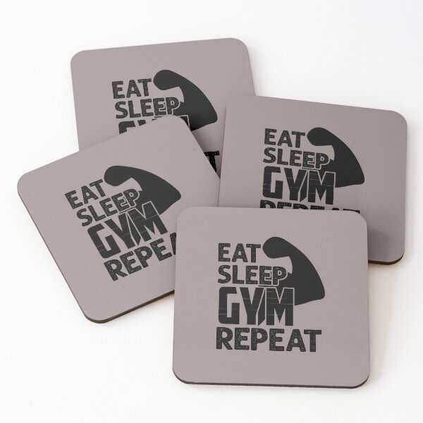 Item preview, EAT SLEEP GYM REPEAT  designed and sold by GamaArtDesign.