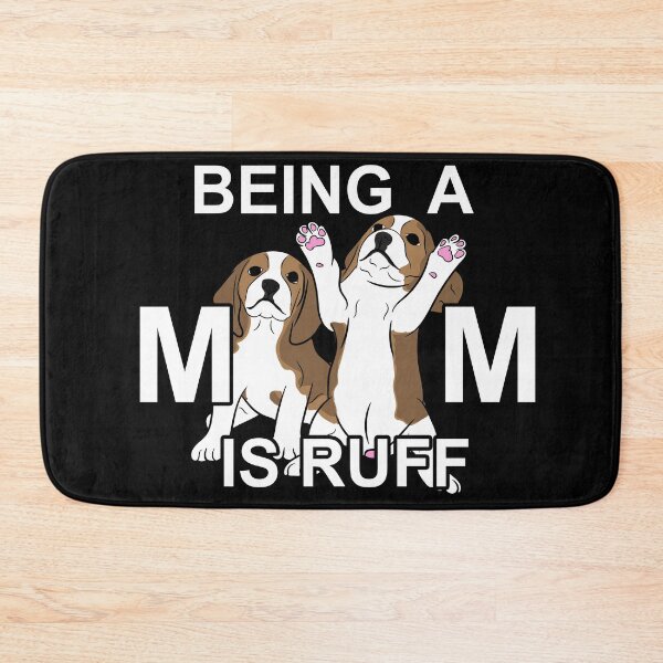 Item preview, Being a mom is ruff typography funny saying design. designed and sold by SamRVstore.